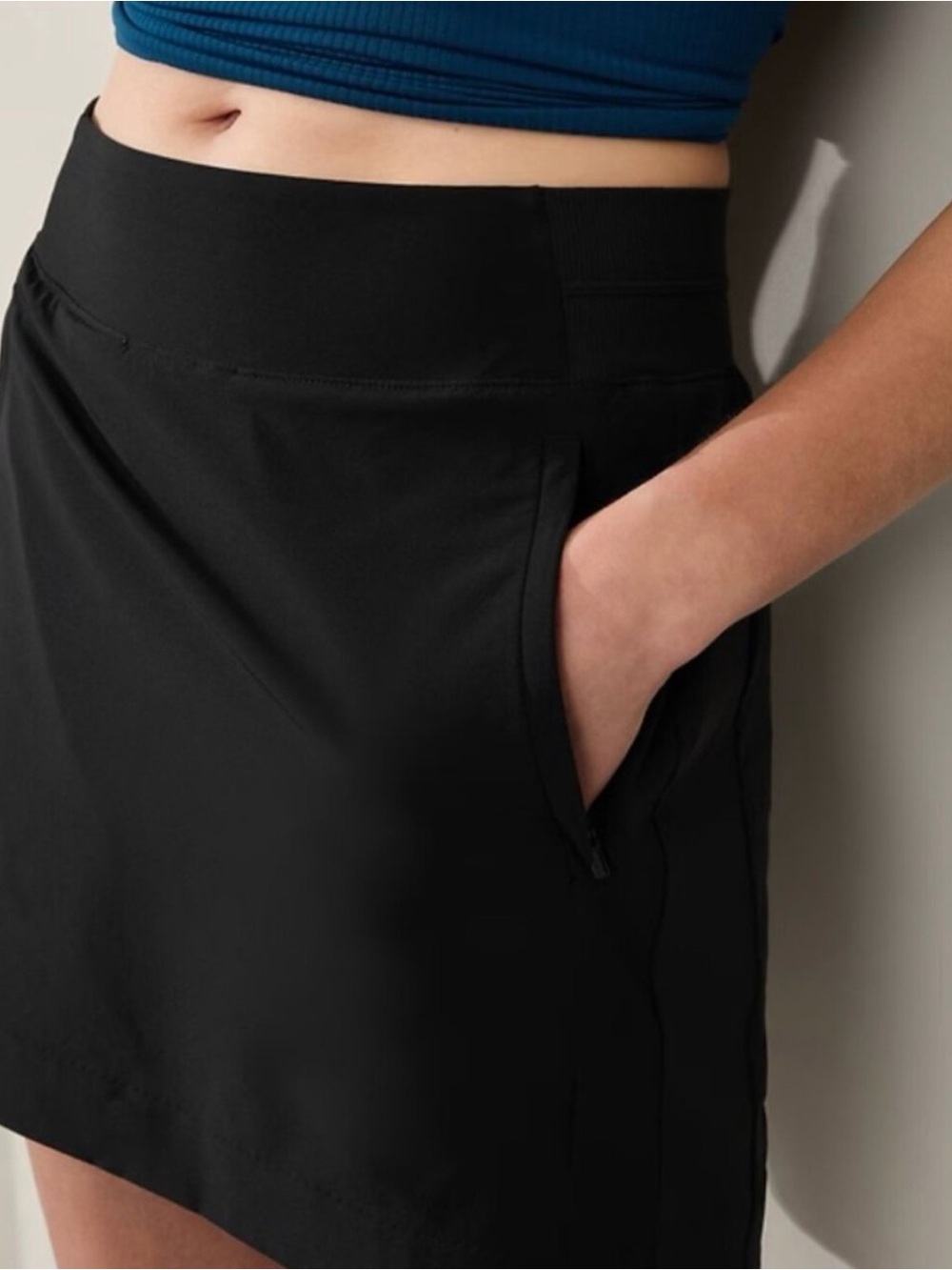 NWT Athleta Navy Brooklyn Skort Size 8